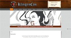 Desktop Screenshot of klingencon.de